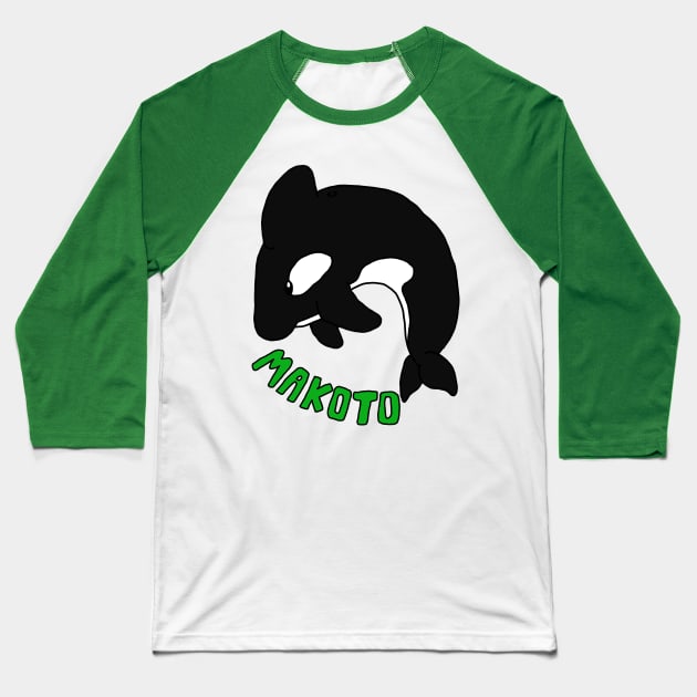 Makoto Tachibana Baseball T-Shirt by MissLohva